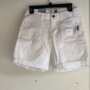 White Bermuda shorts
